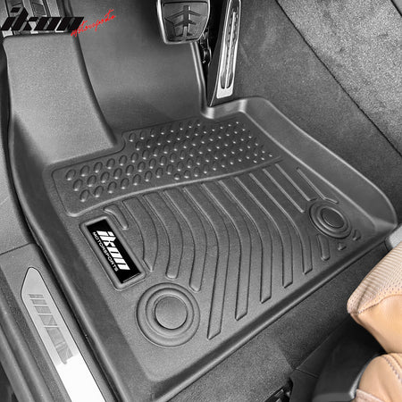 Fits 19-24 BMW X5 G05 5 Passengers All Weather 3D Floor Mats + Trunk Mat - TPE