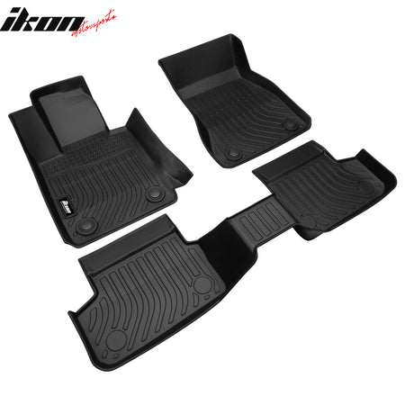 Fits 17-23 BMW 5-Series G30 5-Seat TPE 3D Molded Floor Mats Heavy Duty Liners