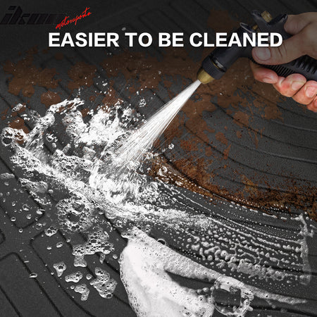 Fits 23-26 Benz X296 EQS SUV All Weather Waterproof 3D TPE Floor Mats Liners