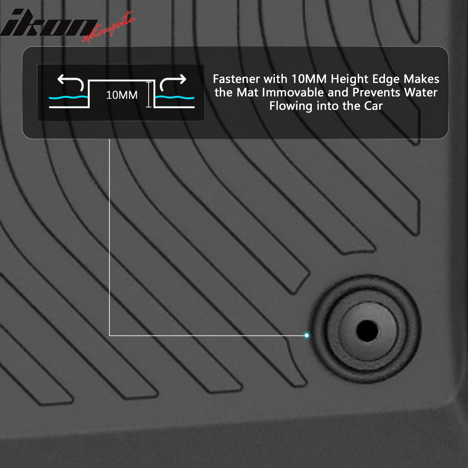 Fits 10-15 Chevrolet Camaro TPE All Weather 3D Floor Mats Cargo Liner Carpets