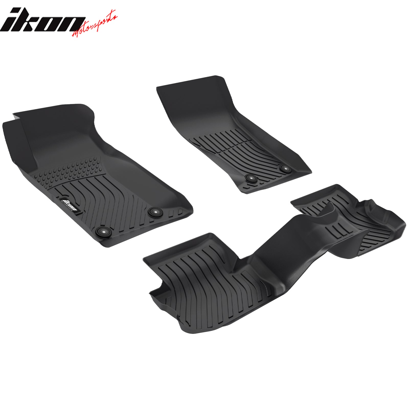 Fits 10-15 Chevrolet Camaro TPE All Weather 3D Floor Mats Cargo Liner Carpets