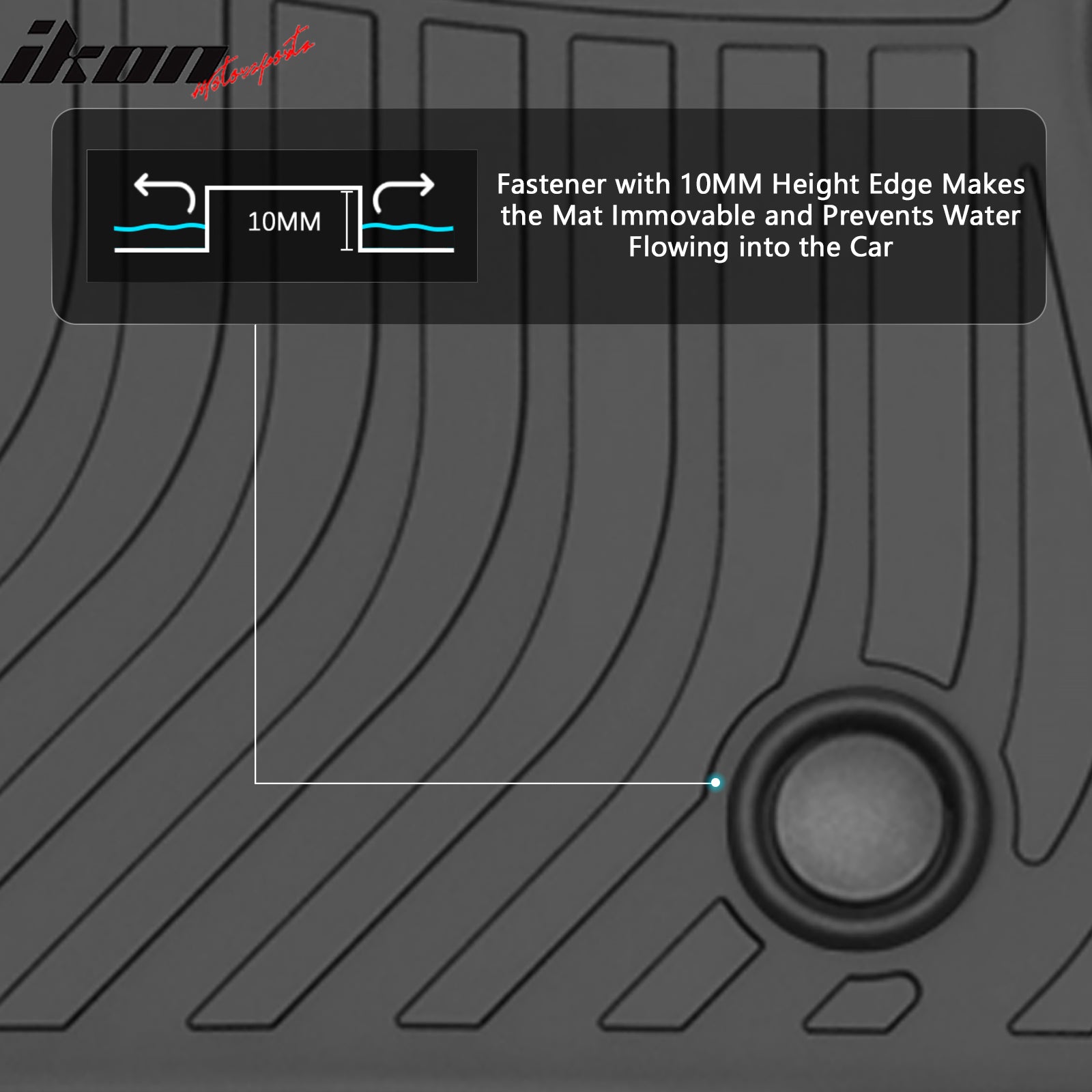 Fits 16-24 Chevrolet Camaro TPE All Weather 3D Floor Mats Cargo Liner Carpets