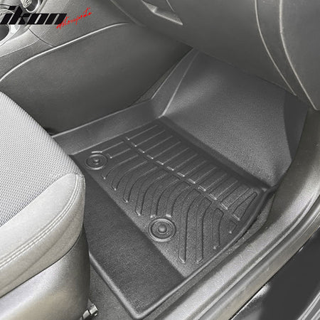 Fits 16-19 Chevy Cruze 5 Seats TPE 3D Floor Mats 1st 2nd Row Heavy Duty Liners