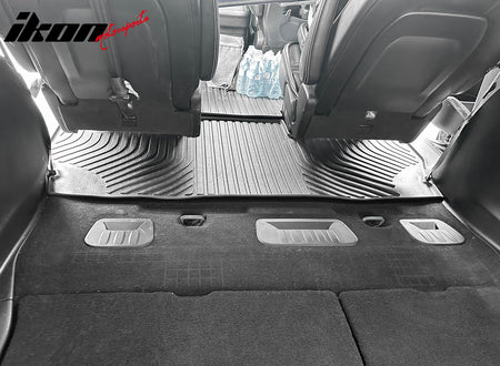 Fits 21-27 Chrysler Pacifica Limited TPE All Weather 3D Floor Mats Liner Carpets