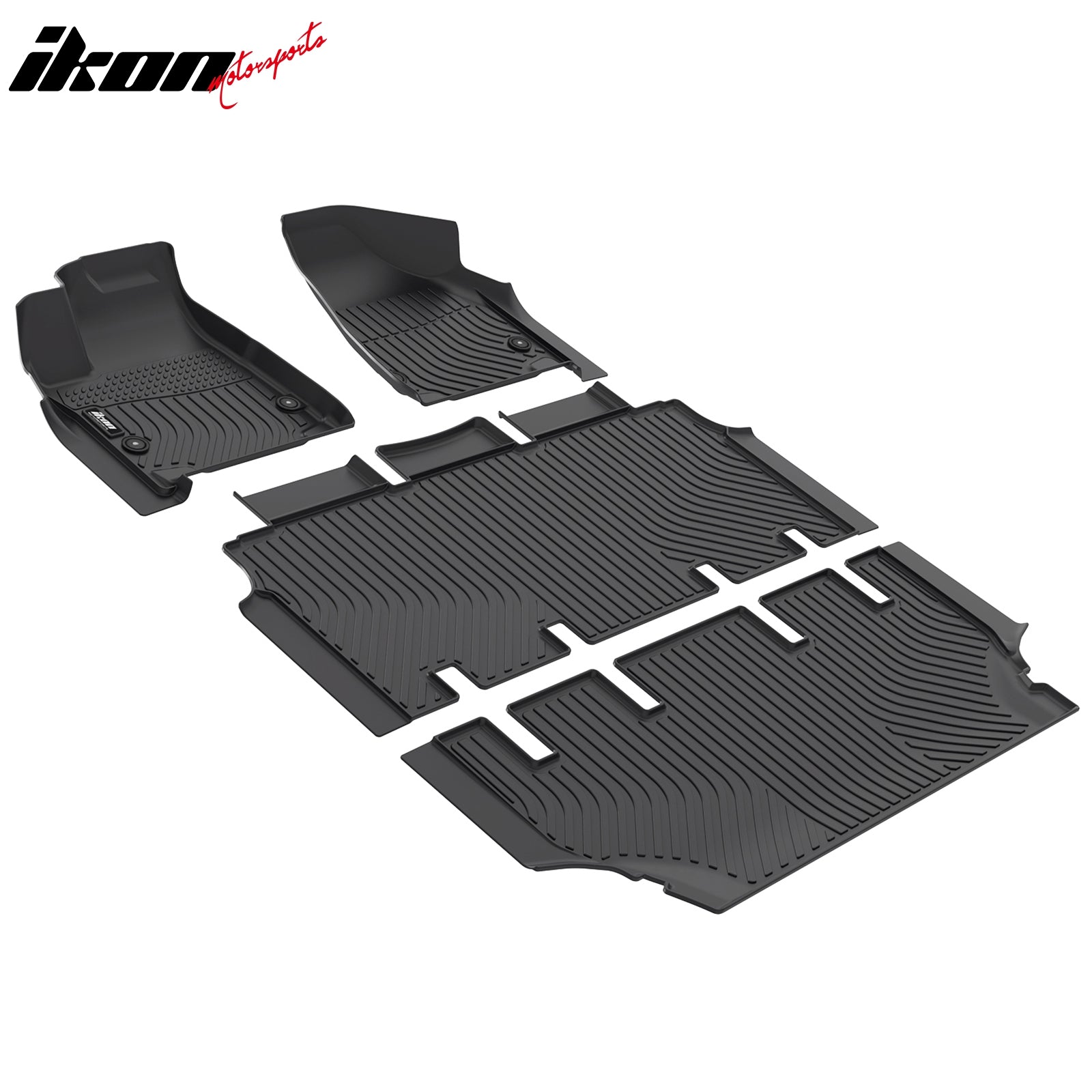 Fits 21-27 Chrysler Pacifica Limited TPE All Weather 3D Floor Mats Liner Carpets