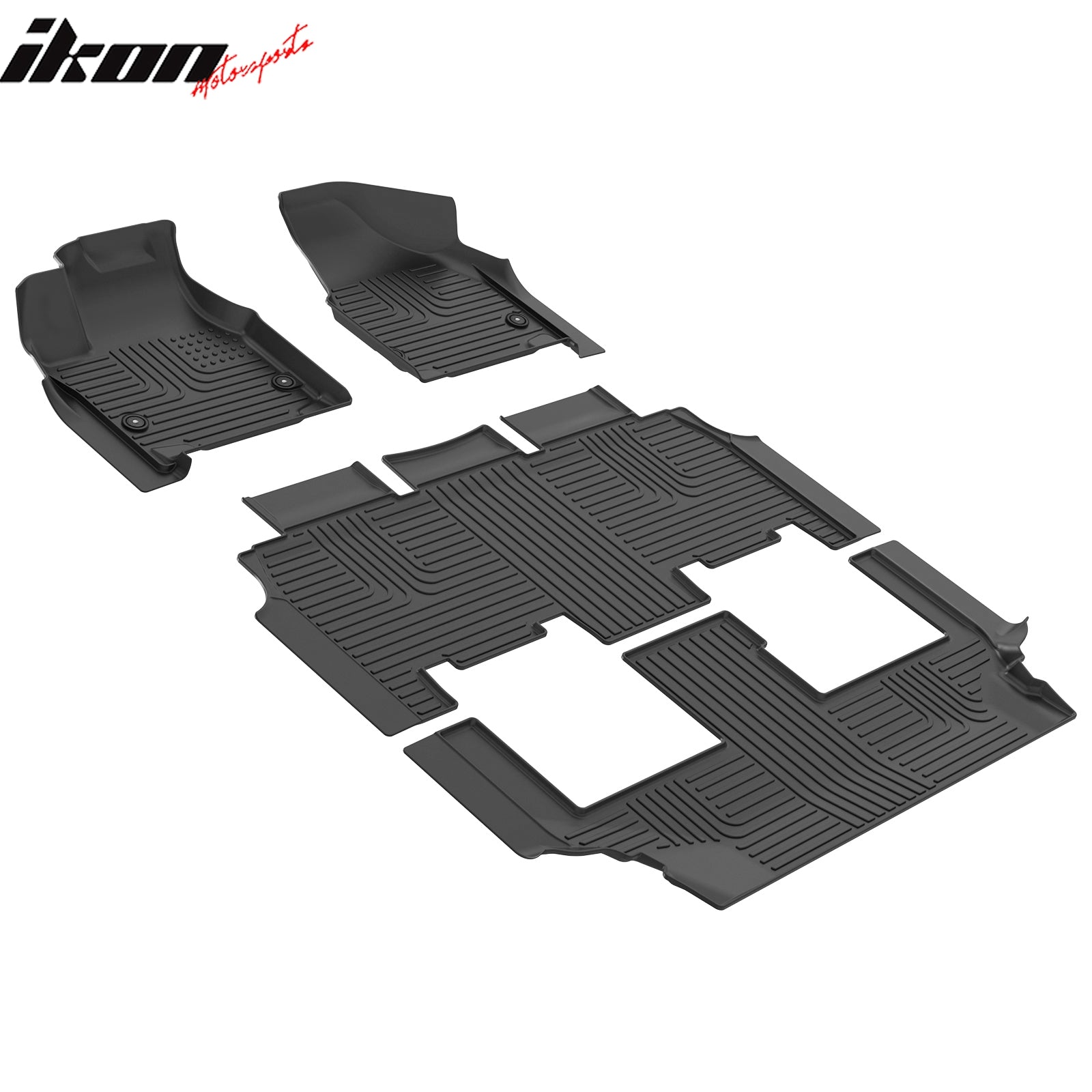 Fits 21-25 Chrysler Pacifica Hybrid All Weather TPE Floor Mats 4PCS Liners Guard
