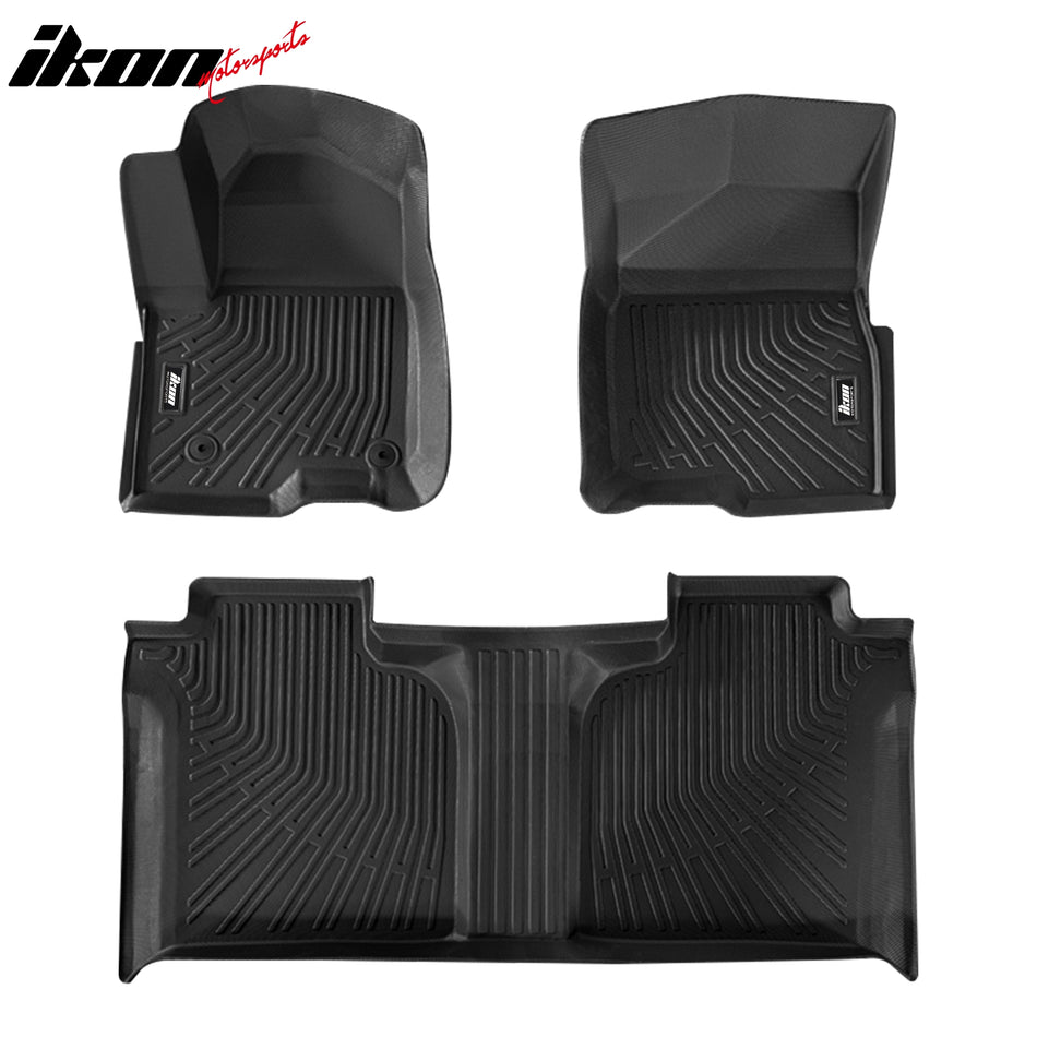 2019-2024 Chevy GMC Sierra Silverado 1500 2500 3500 3D Floor Mats TPE