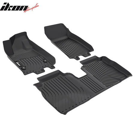 Fits 24-25 Chevy Equinox EV Non-Slip 3D Molded Floor Mats All Weather TPE Carpet