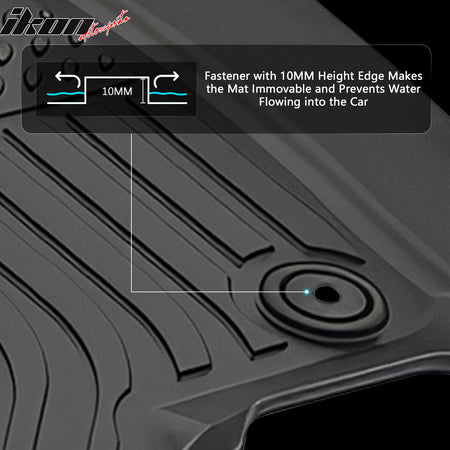 Fits 21-26 Chevy Suburban& GMC Yukon XL& Escalade ESV 7 Seats Floor Mats TPE