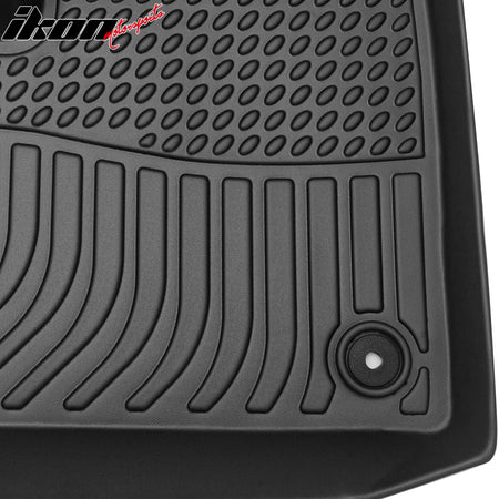 Fits 18-24 Chevy Traverse 8-Seat 3D Floor Mats All Weather Heavy Duty TPE Carpet