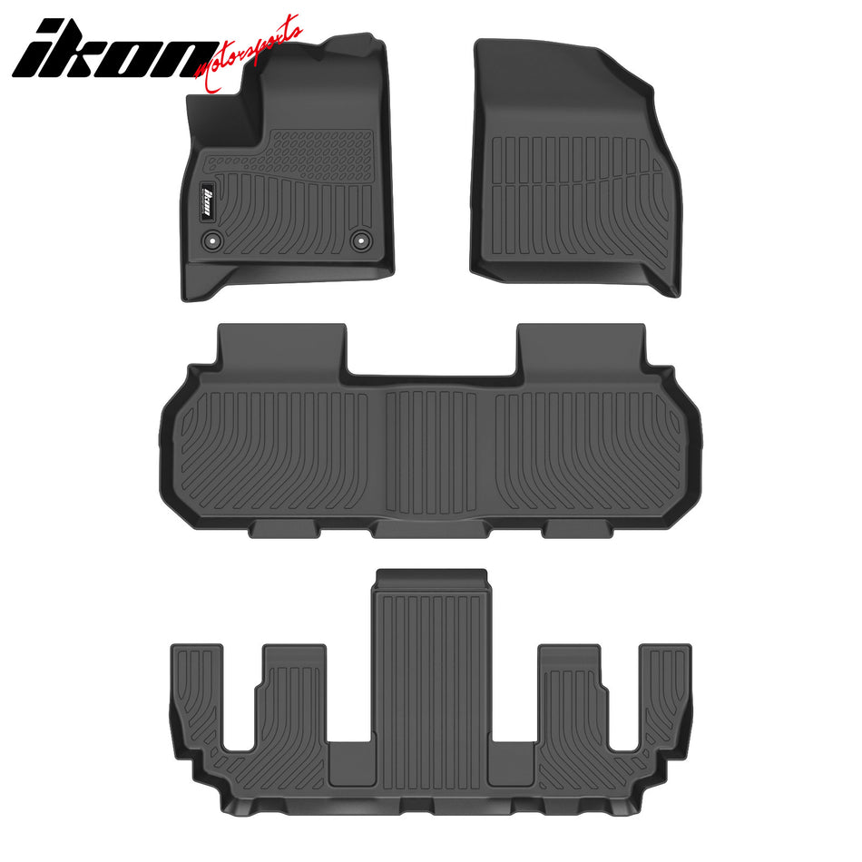 2024-2026 Chevy Traverse GMC Acadia Buick Enclave 3D Floor Mats TPE