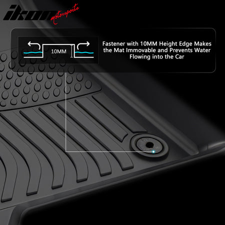 Fits 24-26 Chevy Traverse GMC Acadia Buick Enclave W/7 Seats TPE 3D Floor Mats