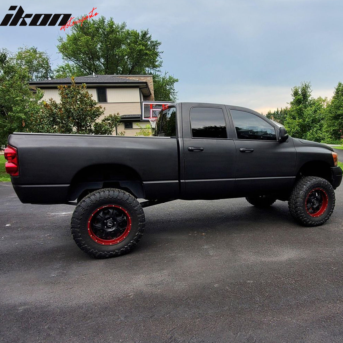 Fits 02-09 Dodge Ram 1500 2500 3500 Quad Cab Anti-Slip Floor Mats TPE Carpets