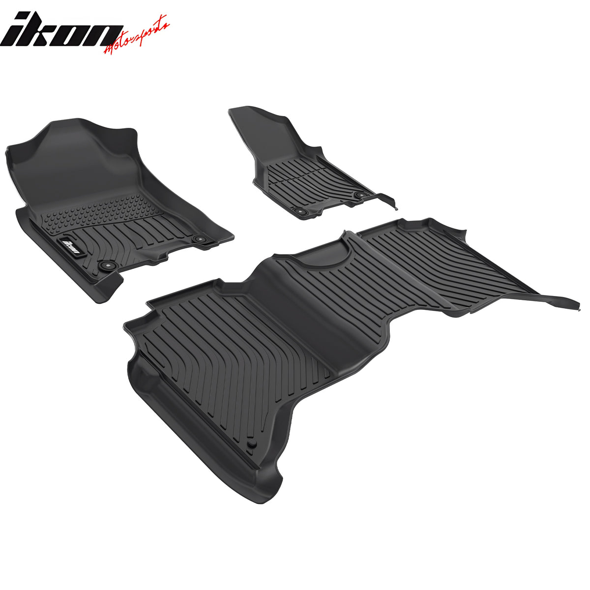 Fits 19-25 Ram 2500 3500 Crew Cab All Weather 3D TPE Floor Mats Liners Carpets