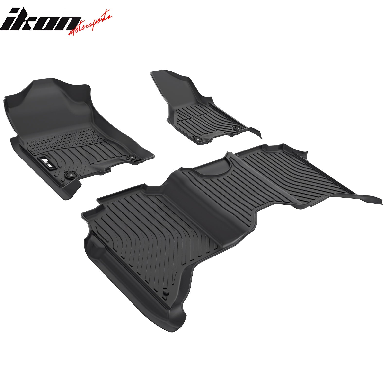 Fits 19-25 Ram 2500 3500 Crew Cab All Weather 3D TPE Floor Mats Liners Carpets