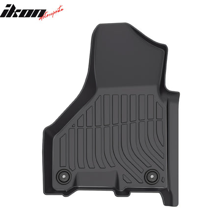 Fits 19-25 Ram 2500 3500 Crew Cab All Weather 3D TPE Floor Mats Liners Carpets