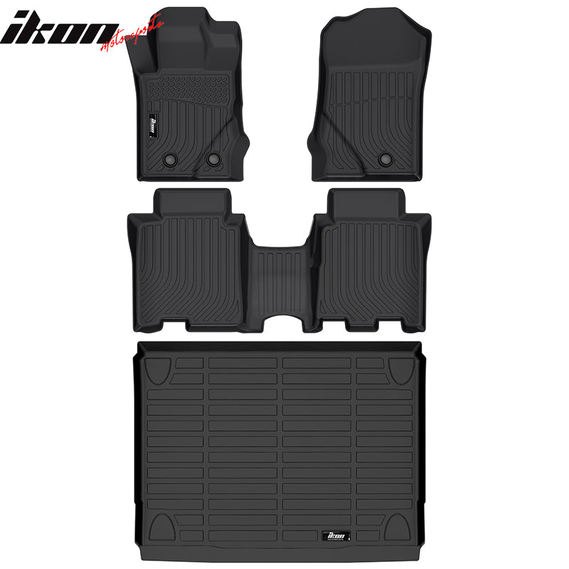2021-2023 Ford Bronco 4DR All Weather TPE 3D Floor Mat 3PC + Trunk Mat
