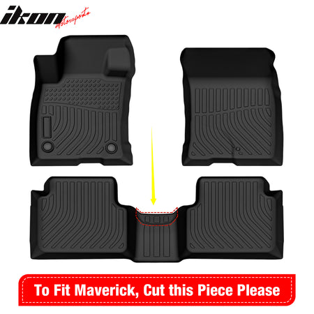 Fits 21-26 Ford Bronco Sport/22-26 Maverick All Weather Floor Mats TPE Carpets