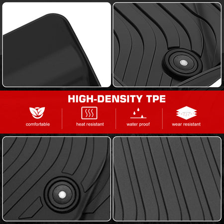 Fits 09-12 Ford Escape Mercury Mariner Mazda Tribute 3D Floor Mats Carpets 3PCS