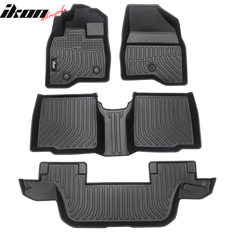 2015-2019 Ford Explorer Bucket Seat 3D Floor Mats Liner Carpets TPE