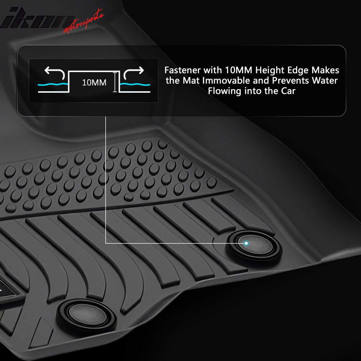 Fits 15-19 Ford Explorer TPE All Weather Waterproof 3D Floor Mats Liner Carpets