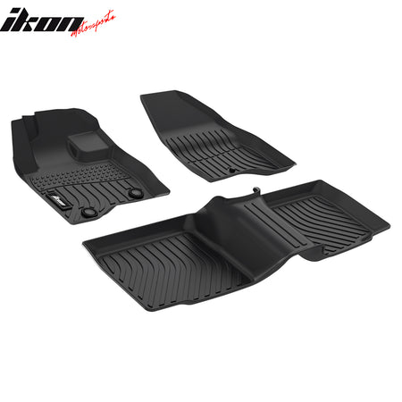 Fits 15-19 Ford Explorer TPE All Weather Waterproof 3D Floor Mats Liner Carpets