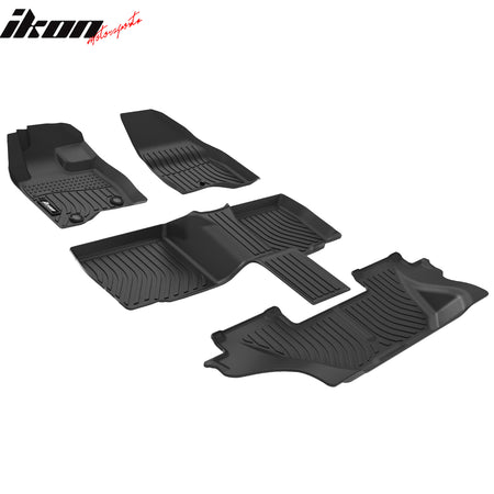 Fits 15-19 Ford Explorer W/6 Seats TPE All Weather 3D Floor Mats Liner Carpets