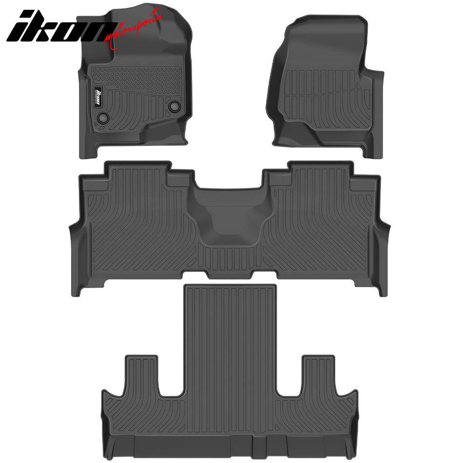 2021-2024 Ford Expedition Max All Weather 3D Floor Mat Cargo Liner TPE