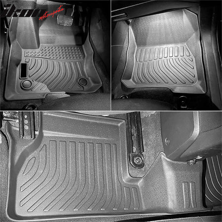 Fits 12-18 Ford Focus 5 Seats 3D TPE Floor Mat All Weather Heavy Duty Carpets