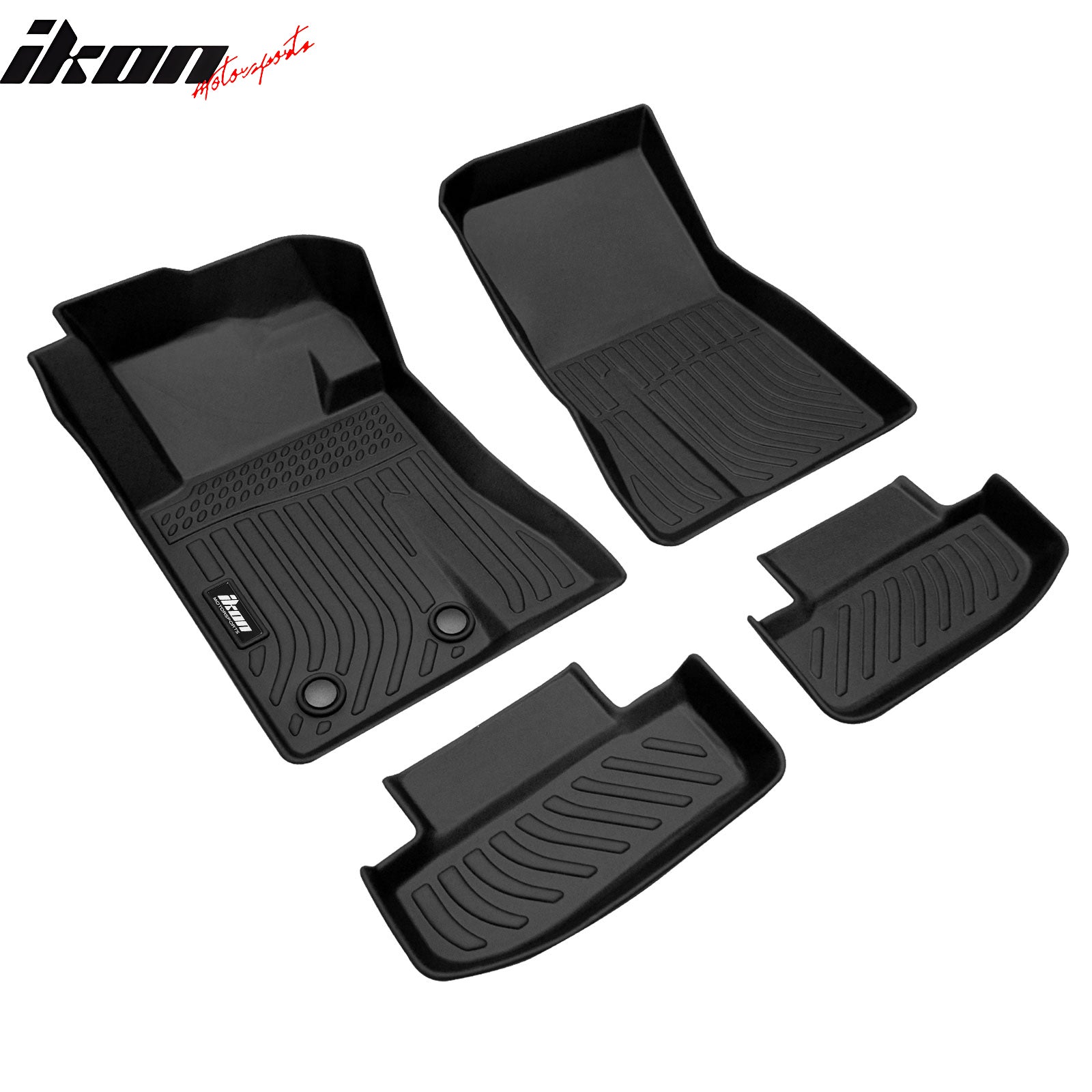 Fits 15-24 Ford Mustang 3D TPE Floor Mat All Weather Heavy Duty Carpets Liner