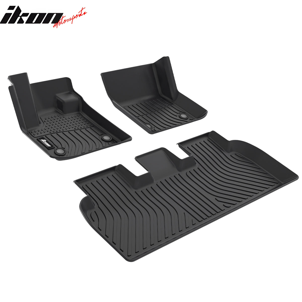 Fits 23-24 Fisker Ocean Non-Slip 3D Molded Floor Mats All Weather TPE Carpet 3PC