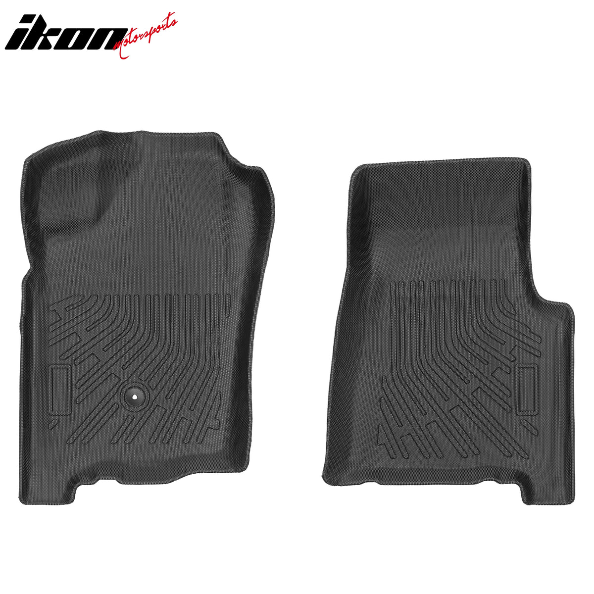 Fits 04-10 Ford Ranger Super Cab 2DR Anti-Slip Floor Mats All Weather TPE Carpet