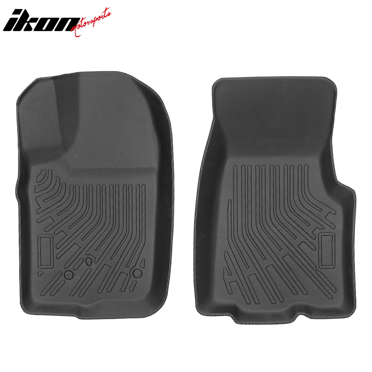 Fits 1998-2003 Ford Ranger SuperCab Anti-Slip Floor Mats All Weather TPE Carpets