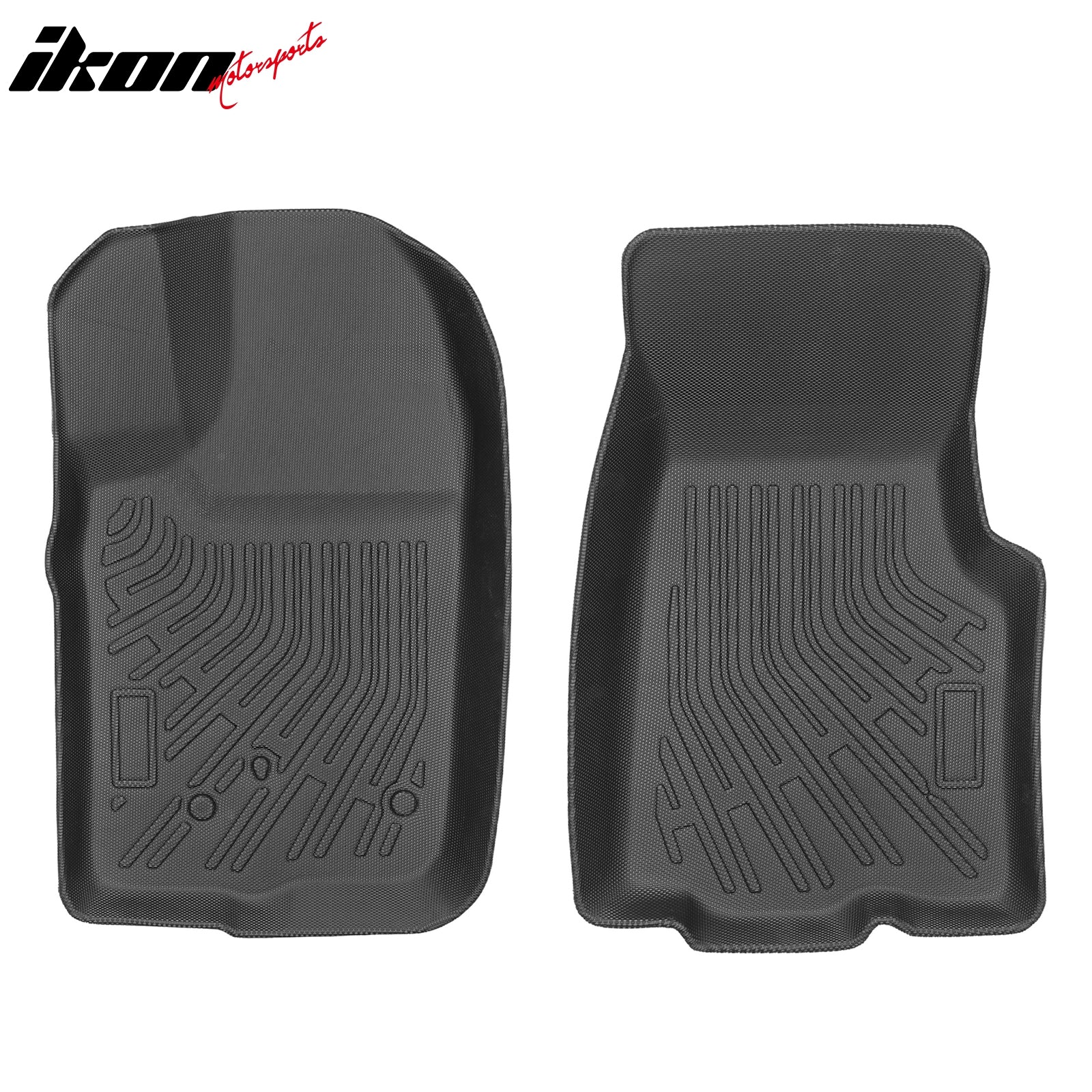 Fits 1998-2003 Ford Ranger SuperCab Anti-Slip Floor Mats All Weather TPE Carpets