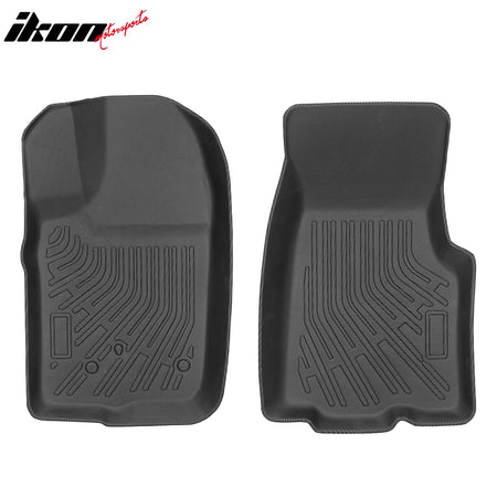 Fits 1998-2003 Ford Ranger SuperCab Anti-Slip Floor Mats All Weather TPE Carpets