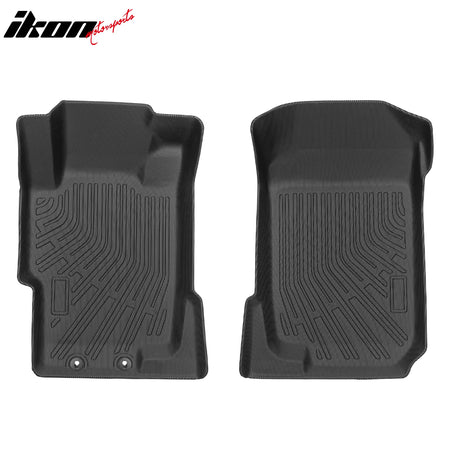 Fits 03-07 Honda Accord Sedan 4DR Anti-Slip Floor Mats All Weather TPE Carpets