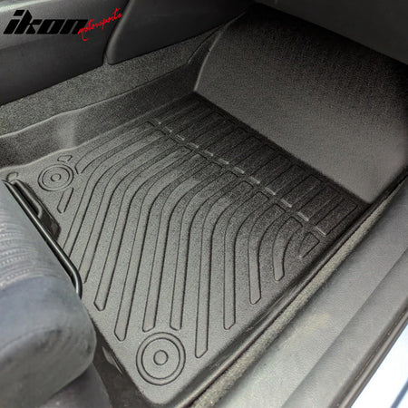 Fits 08-12 Honda Accord All Weather 3D Molded Floor Mats Carpets Liner Cover TPE