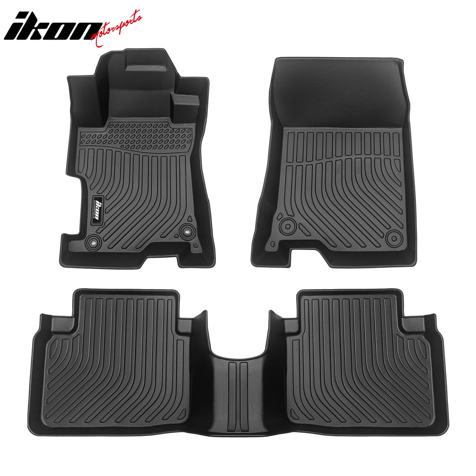 Car Floor Mat for 2008-2012 Honda Accord All Weather 3D Molded  TPE