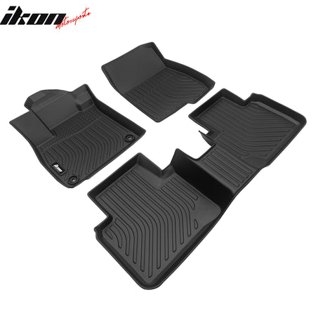 Fits 18-22 Honda Accord Non-Slip 3D Molded Floor Mats All Weather TPE Carpet 3PC