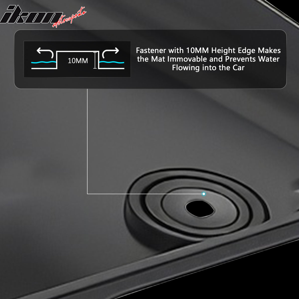 Fits 01-05 Honda Civic Sedan 3D Anti-Slip Floor Mats All Weather TPE Carpet 3PCS