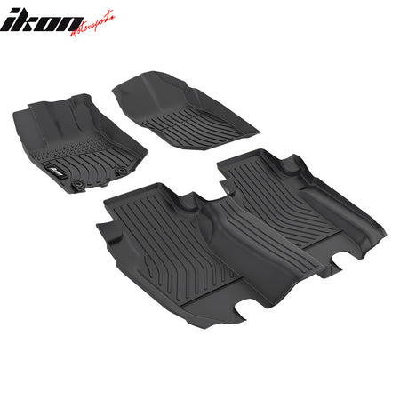 Fits 09-13 Honda Fit TPE All Weather Anti-Slip 3D Floor Mats Cargo Liner Carpets