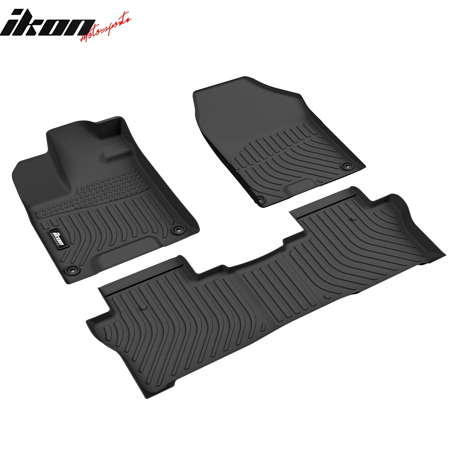 Fits 19-24 Honda Passport 16-22 Pilot 8-Seat Non-Slip Floor Mats All Weather TPE