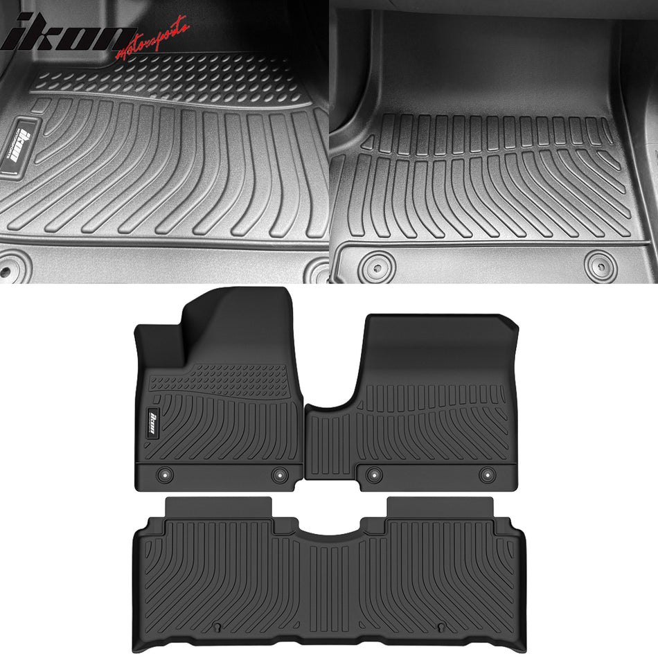 Car Floor Mat for 2022-2024 Hyundai Ioniq 5 All Weather 3D Molded  TPE