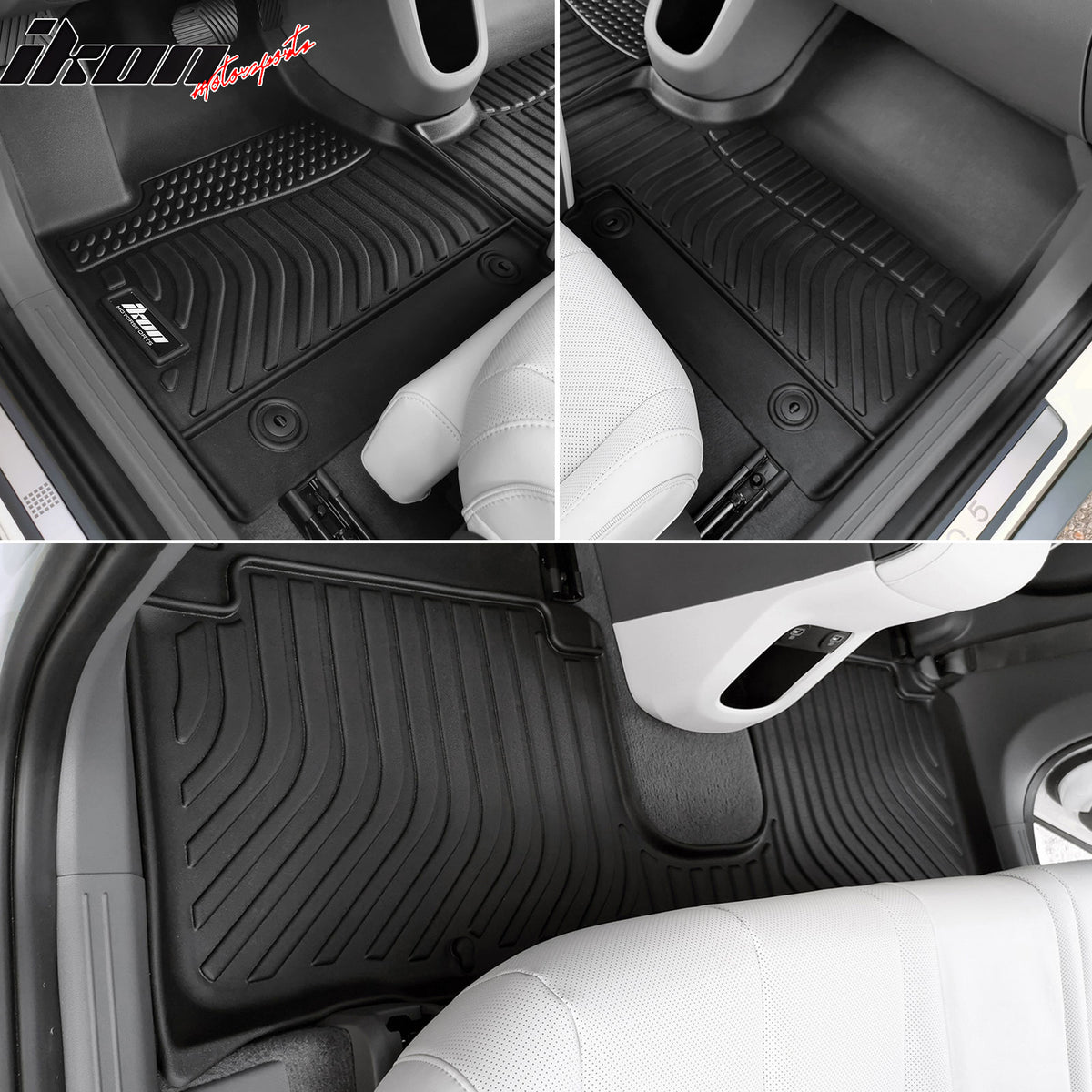 Fits 22-24 Hyundai Ioniq 5 Limited Heavy Duty Floor Mats 3D Carpet Liner TPE