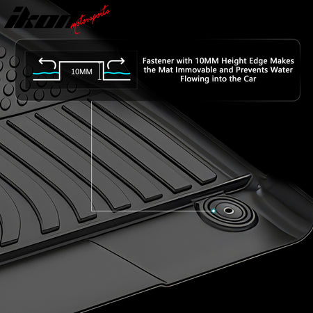 Fits 25-26 Hyundai Ioniq 5 W/Fixed Console TPE 3D Floor Mats Cargo Liner Carpets