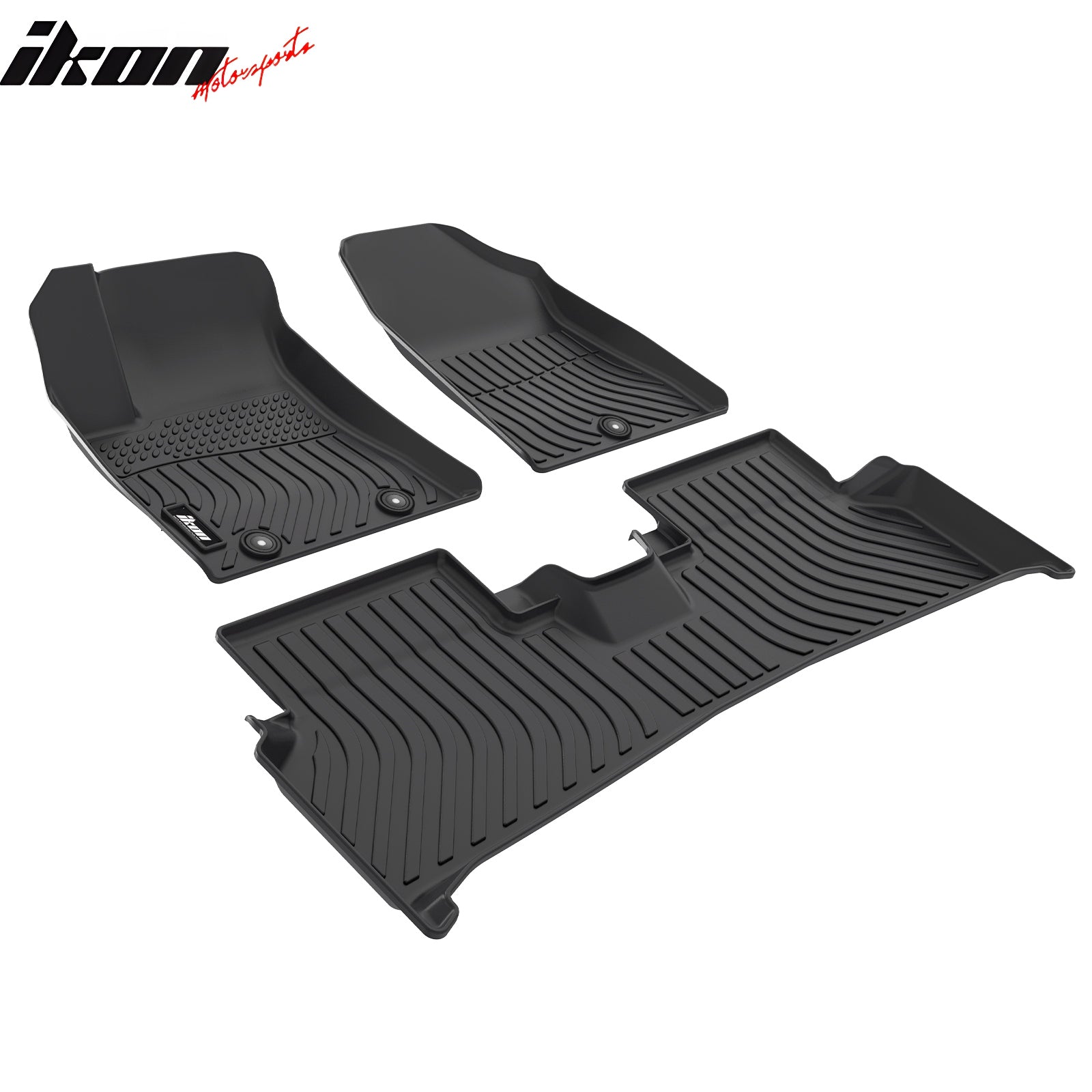 Fits 24-25 Hyundai Kona Electric Non-Slip 3D Floor Mats All Weather TPE Carpet