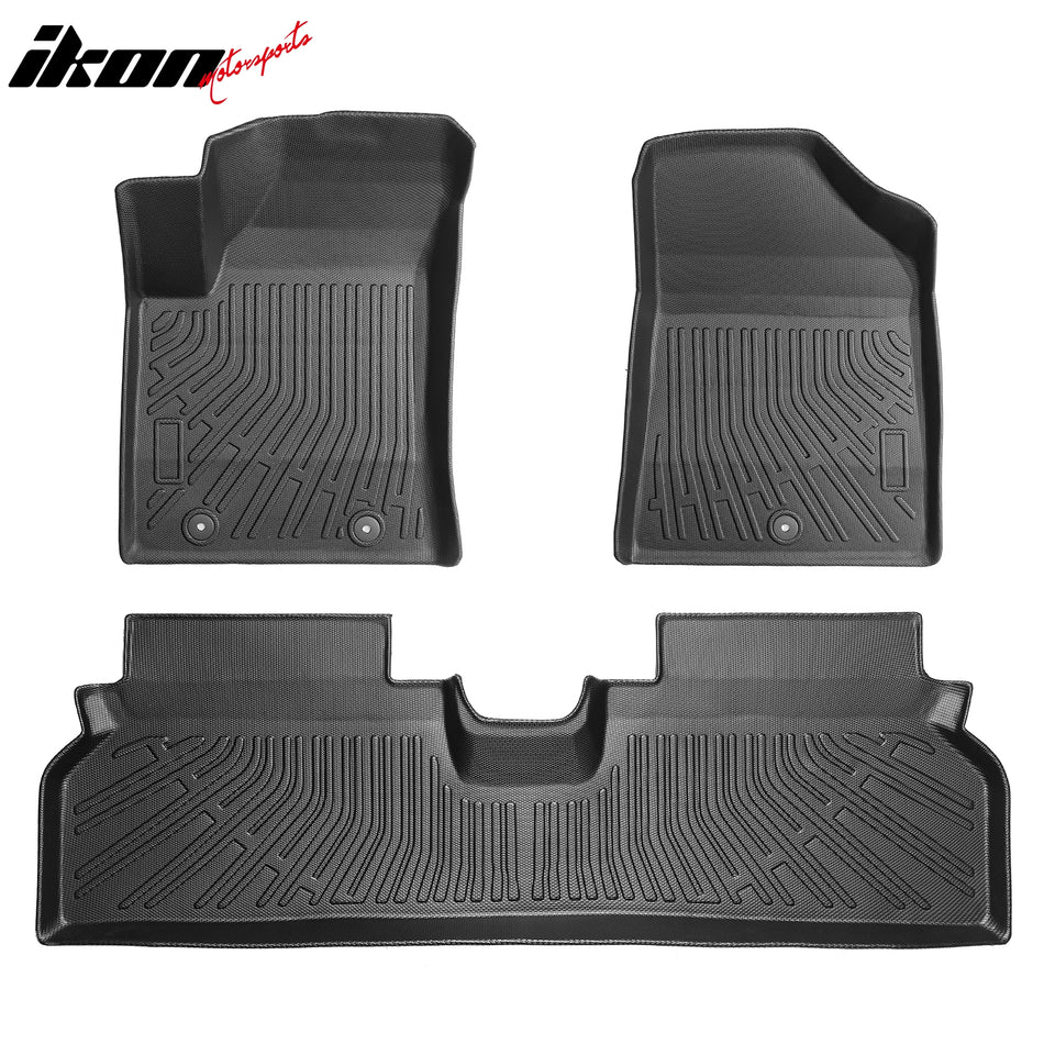 2024-2025 Hyundai Kona Electric 3D Floor Mats All Season Carpets TPE