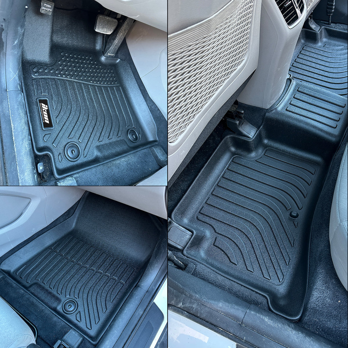 Fit 2016-2021 Hyundai Tucson (Not Fit Fuel Cell) 3D TPE Floor Mats
