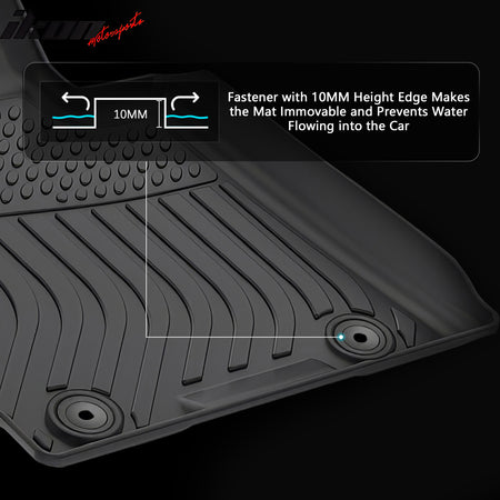 Fits 16-21 Hyundai Tucson TPE All Weather 3D Floor Mats Cargo Liner Carpets