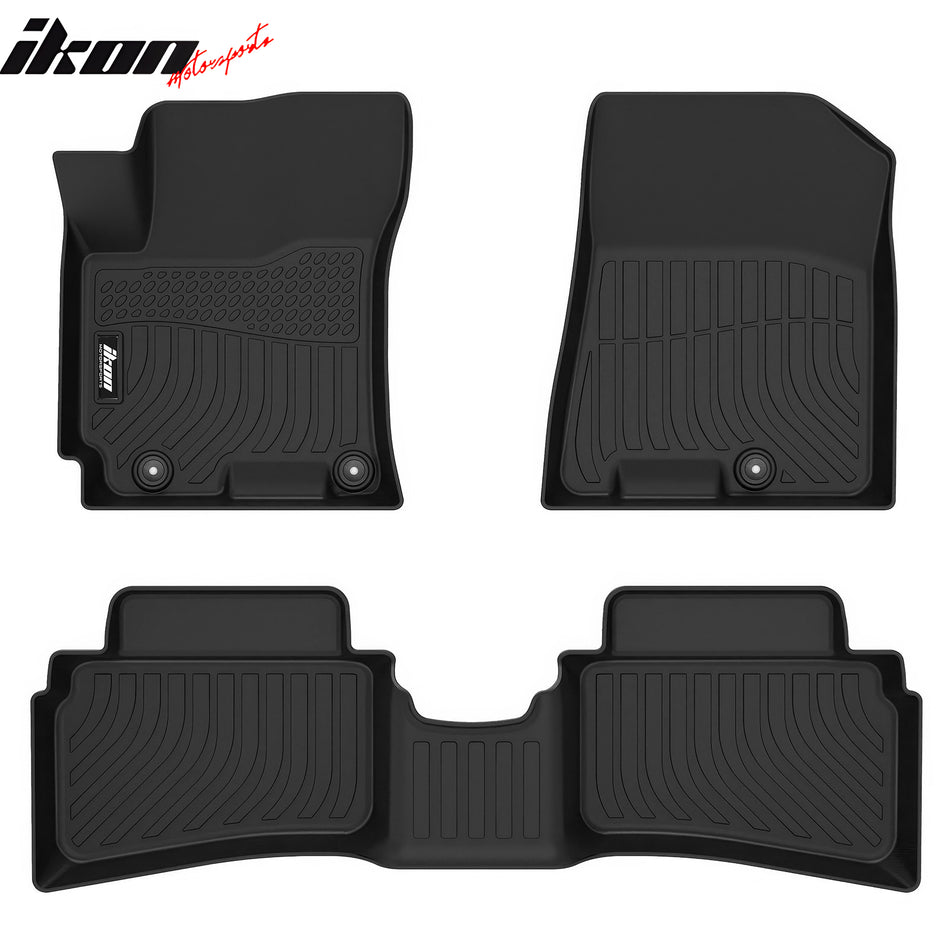 2020-2026 Hyundai Venue 3D TPE All Weather Waterproof Anti-Slip Front Rear Driver Passenger Side Interior Floor Mats Cargo Liner Carpets 3PCS